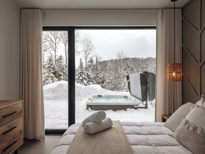 3 bedrooms, Internet, bed sheets - Chalet Symbiose21 - Spa& Sauna& Ski (Saint-Come)