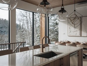 Dining - Chalet Symbiose21 - Spa& Sauna& Ski (Saint-Come)