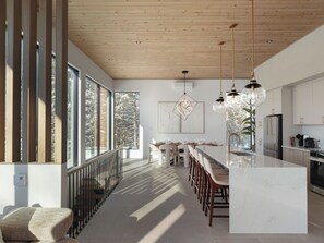 Private kitchen - Chalet Symbiose21 - Spa& Sauna& Ski (Saint-Come)