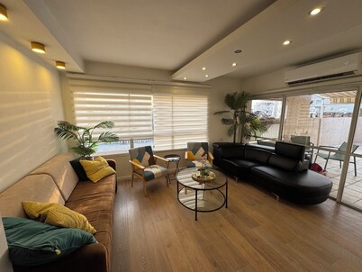 Spacious 4 Bedroom Penthouse with Huge Terrace, Parking, Central Location