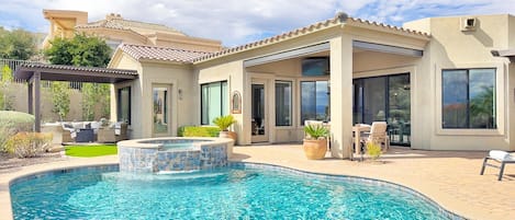 Et oppvarmet basseng