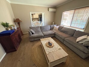 Smart TV, DVD player, books