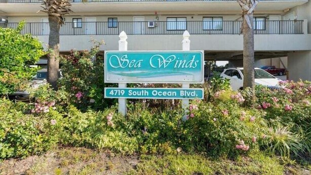 A sign for 'Sea Winds' at 4719 South Ocean Blvd. - Seawinds 702 (North Myrtle Beach)