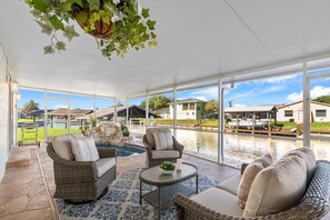 Pool - Merritt Island Waterfront Oasis W/ Private Pool, Spa-like Hot Tub & Boating Dock! 🌅 (Merritt Island)