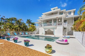 Una piscina riscaldata