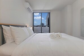 1 bedroom, free WiFi, bed sheets, wheelchair access - 1 BR | Cowork and Pool Access by Casco View Life (Panamá)