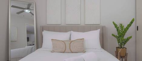 1 bedroom, iron/ironing board, free WiFi, bed sheets