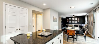 Shuffleboard~Arcade~Foosball~Spacious for Groups~7 Min to Ruoff