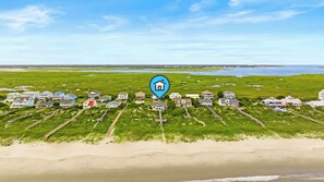 On the beach - Just a Beach Cottage: Spacious 6BR, 5BA Oceanfront on Caswell Beach (Oak Island)