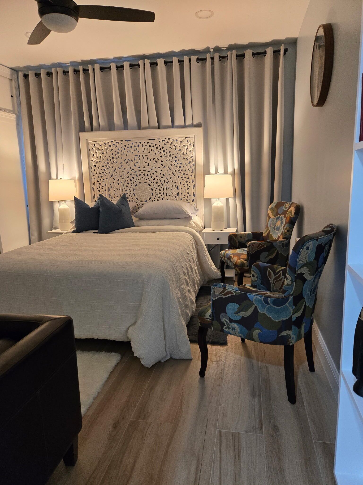 1 bedroom, iron/ironing board, internet, bed sheets