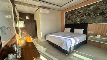 Quarto casal luxo, vista para a praia | Wi-Fi de cortesia