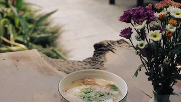 Free daily local cuisine breakfast