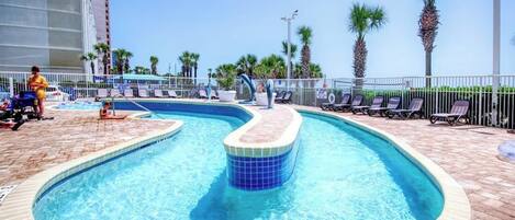 Indoor pool, outdoor pool
