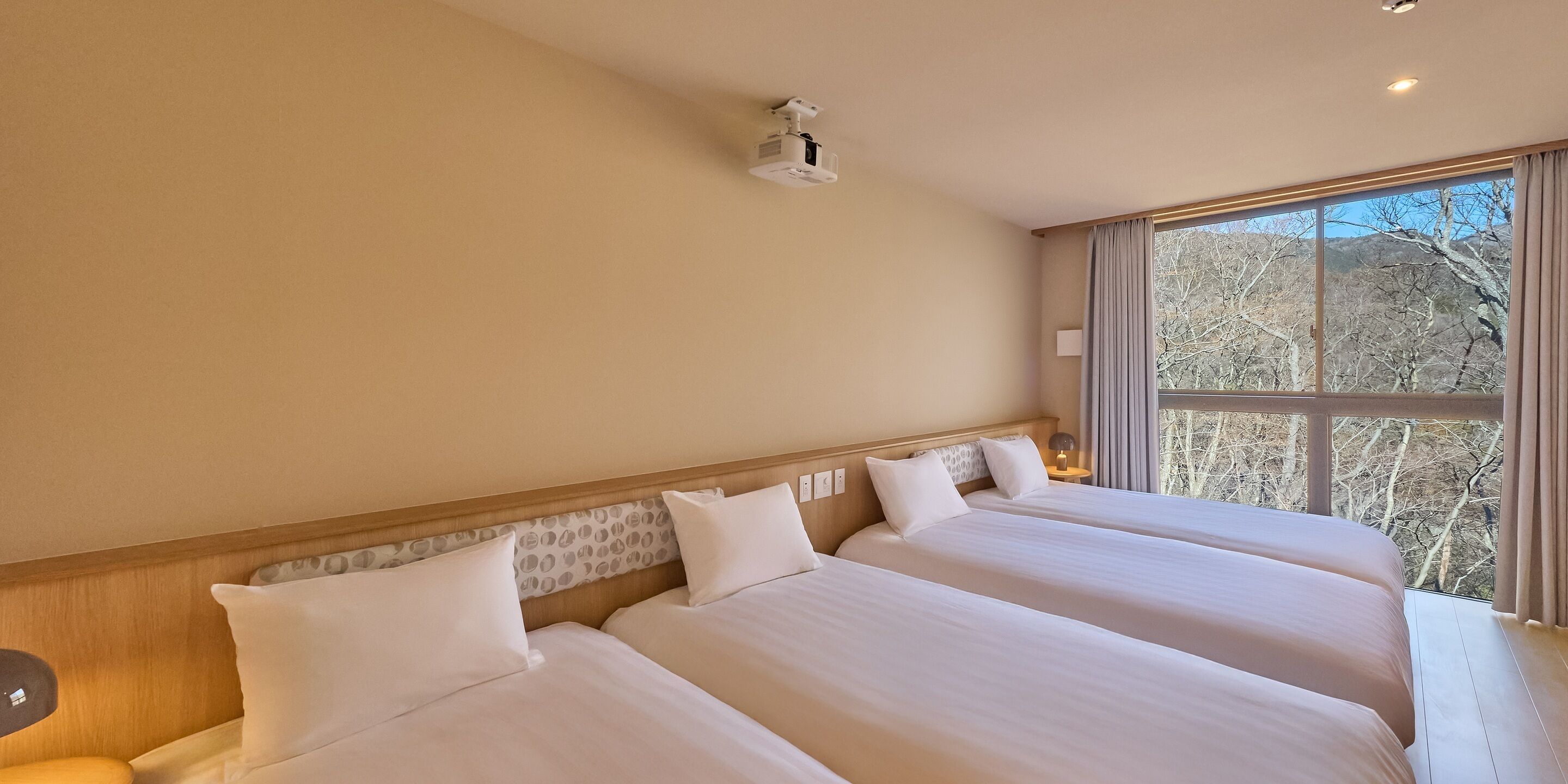 [C] 2 Double beds + 4 Single beds / 112 sqm / with Natural Hot Spring (up to 8 guests) | Free WiFi