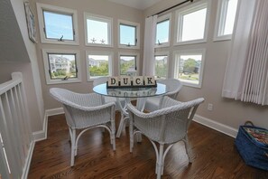 Dining - DUNE OUR THING - 5 BR Oceanside Home w/Private Pool - Walk to Duck Village (Duck)