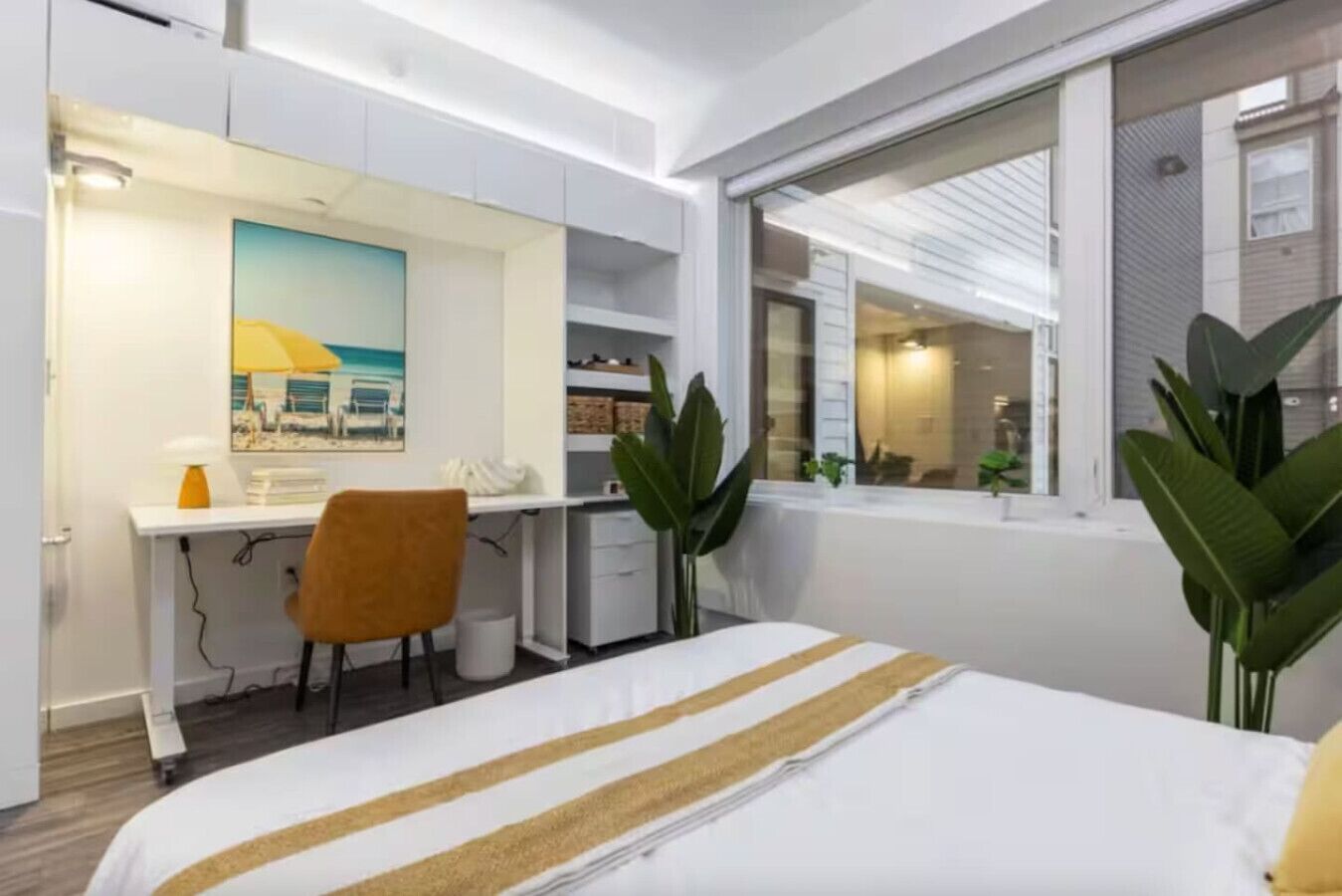 Desk, iron/ironing board, travel crib, WiFi