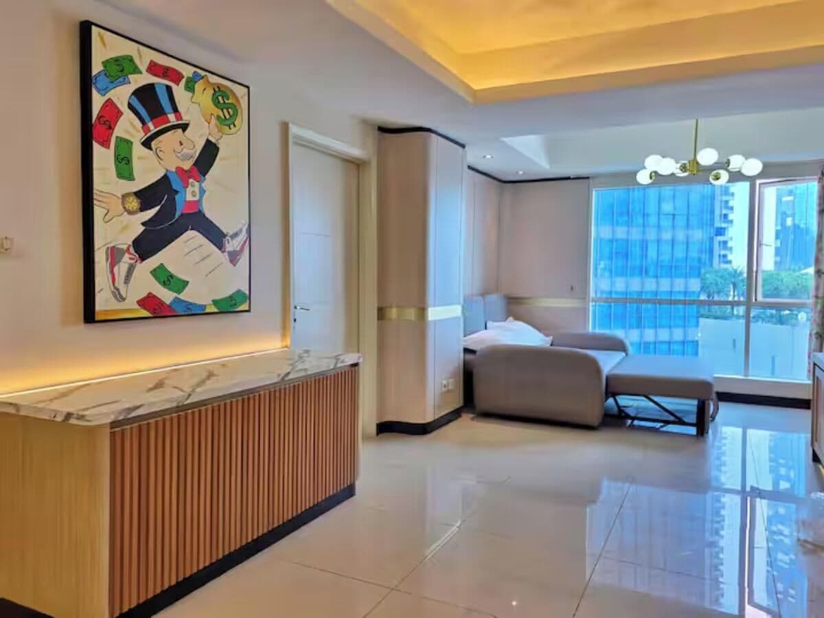 公寓, 3 間臥室, 城市景 | 客廳 | 43 吋等離子電視連有線電視頻道