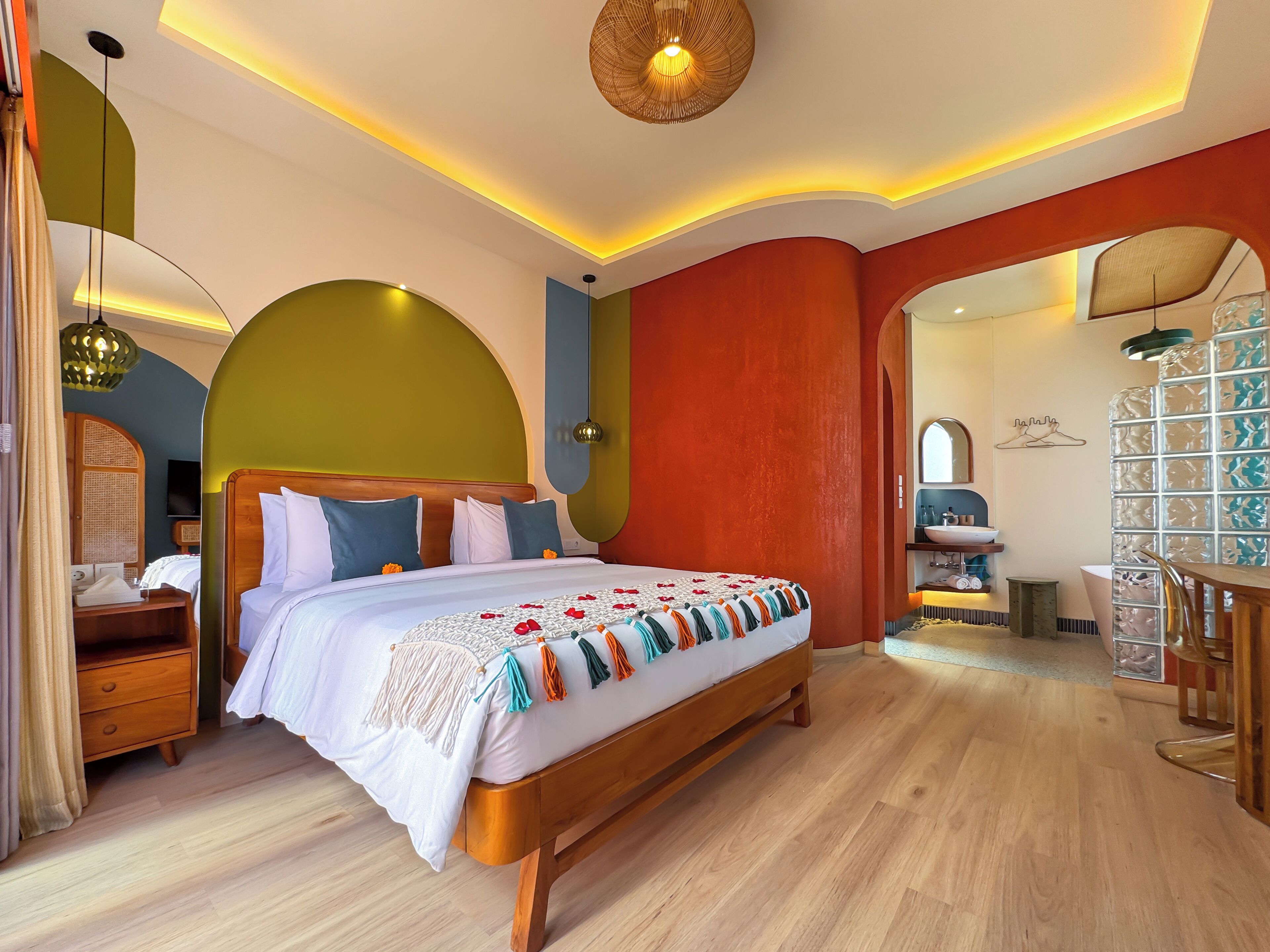 Wi-fi (inkludert) og sengetøy