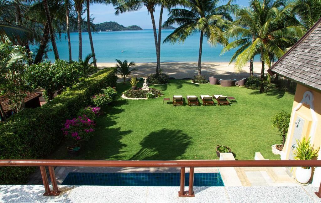Vila Mewah, pemandangan laut | Halaman properti