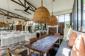 Dining - Architect stylish 3bdrs villa Amaya - Umalas (kuta utara badung regency)