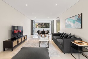 Living area - Open-Plan 2BR Unit w/ Parking in Prime Bondi Beach (Bondi Beach)