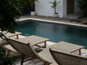 Double Room, Balcony, Pool View | Pemandangan dari bilik