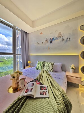 Appartement, 1 chambre, vue ville | Cuisine privée | Réfrigérateur, micro-ondes, plaque de cuisson