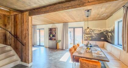 Alpine luxury chalet with sauna with lake views