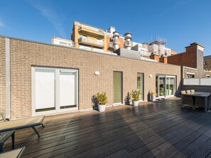Outdoor dining - Exclusive penthouse with 2 sunny terraces (Middelkerke)