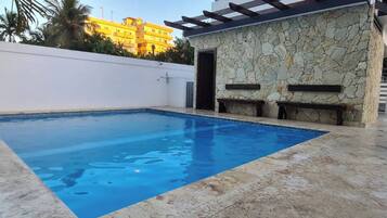Apartment, 2 Bedrooms, Accessible, Balcony | Pool | Outdoor pool