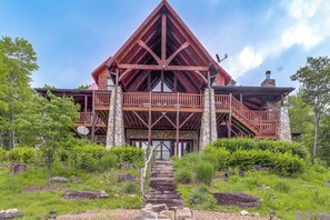 Exterior - Game Room + Deck: Spacious Spruce Pine Retreat! (Spruce Pine)
