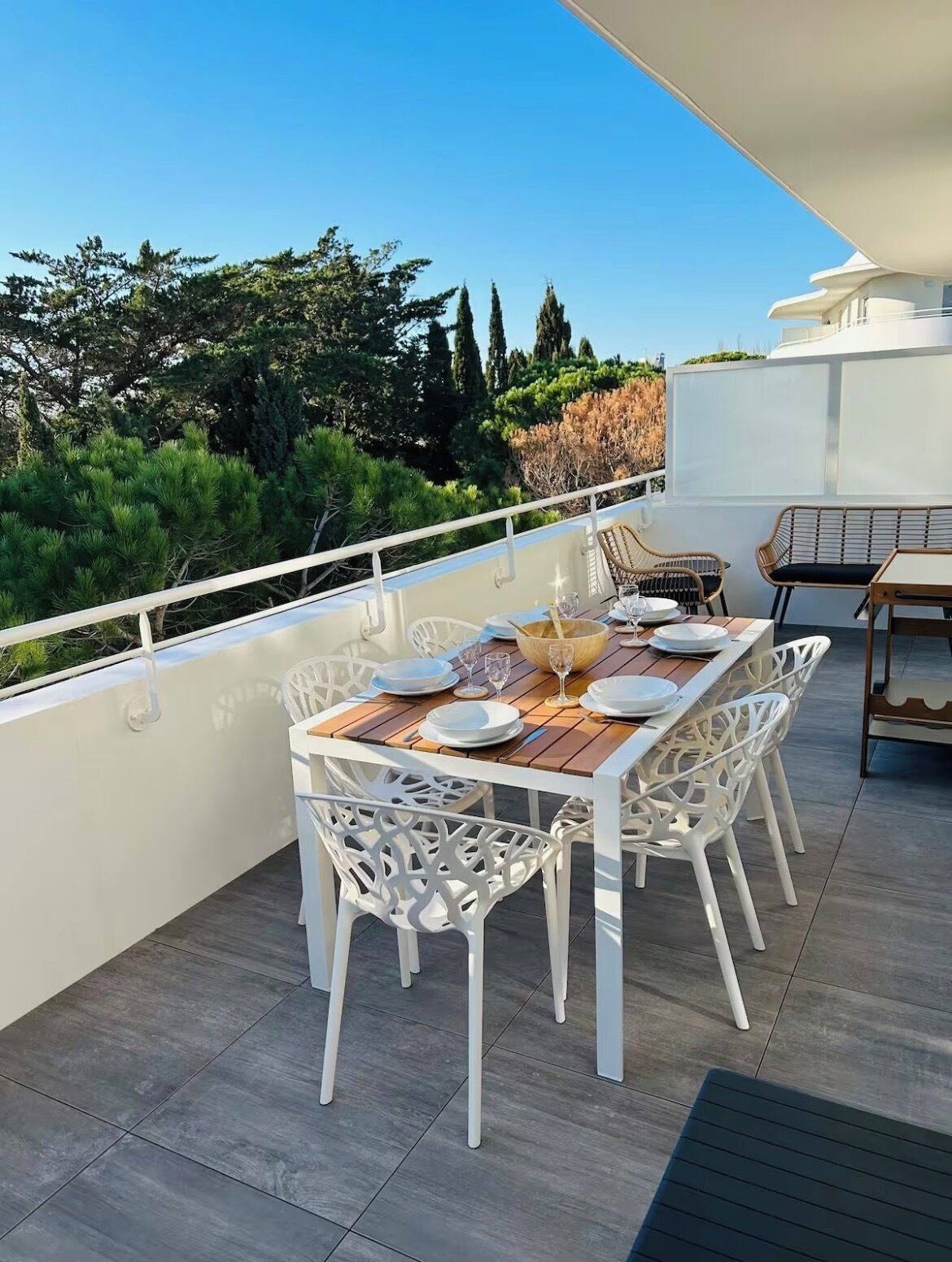 Opções para refeição ao ar livre