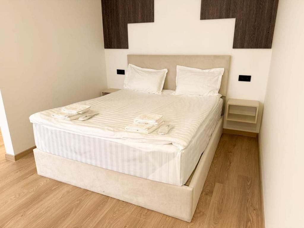 Iron/ironing board (on request), WiFi (free), bed sheets