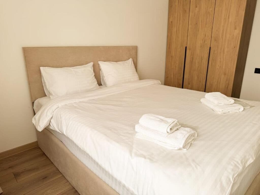 Iron/ironing board (on request), WiFi (free), bed sheets