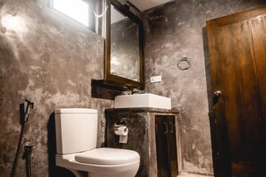 Dusche, Handtücher, Seife, Shampoo