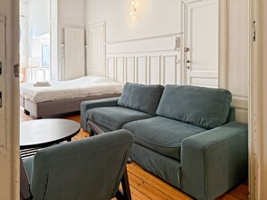 Apartment, 1 Bedroom | Living room - Prime Location Apartment Châtelain Saint-gilles Quiet & Central (Brussels)