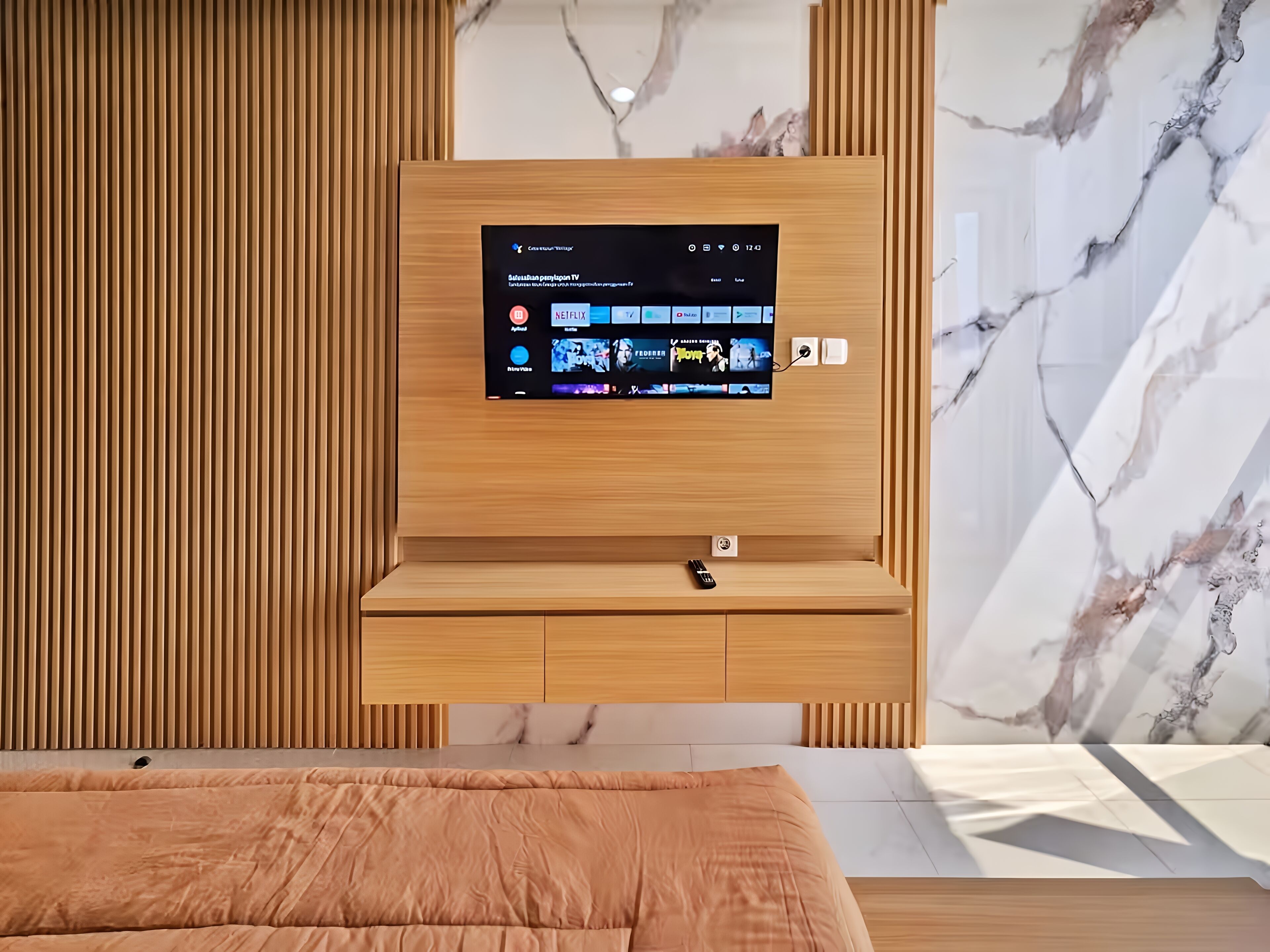 อพาร์ทเมนท์, 1 ห้องนอน, วิวเมือง | บริเวณนั่งเล่น
