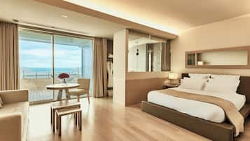 Luksus-dobbeltrom, balkong, havutsikt | Wi-fi (inkludert)