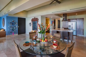 Dining - Oceanfront Luxury Residence Close to Everything! 3BD Condo for rent in Los Muert (Puerto Vallarta)