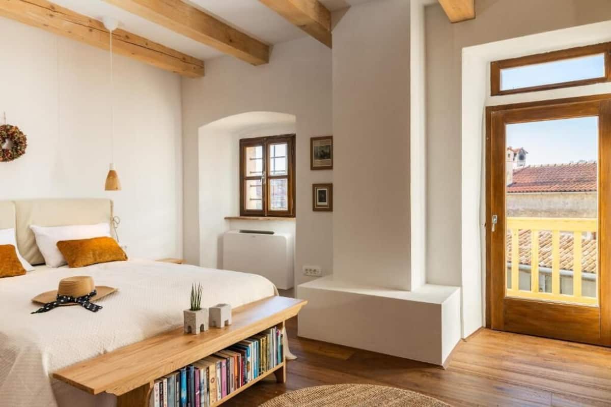 Doppia Deluxe, balcone, vista cortile