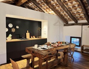 Dining - Villa Kobdilj 1835 with Shared Courtyard (Komen)