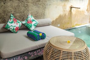 Villa, 1 habitación, balcón, vistas al jardín | Spa