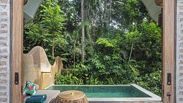 Villa - 1 sovrum - balkong - utsikt mot trädgården | Terrass/Patio