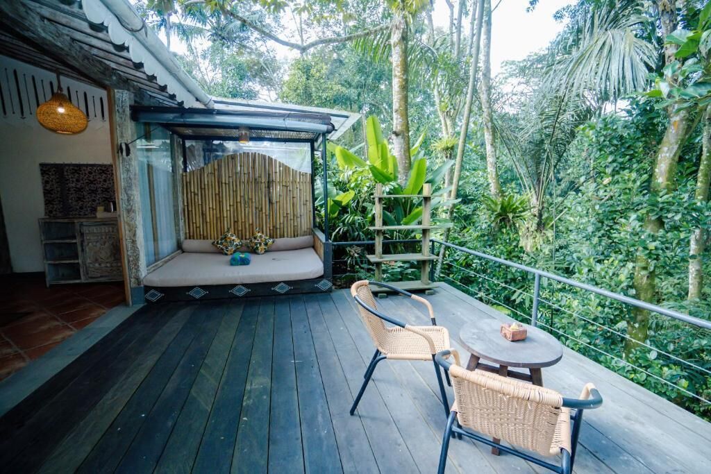 Vila, 2 kamar tidur, balkon, pemandangan kebun | Teras/patio