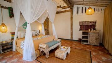 Vila, 2 kamar tidur, balkon, pemandangan kebun | Wi-Fi gratis