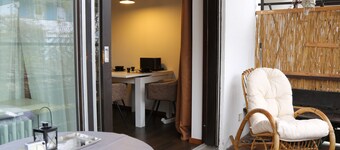 Vacation apartment with 1 separate bedroom 60 sqm