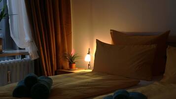 1 habitación y ropa de cama