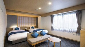 Desk, free WiFi, bed sheets - Standard Twin for 1 person | Rinn Niomon Room o / Kyoto City Kyōto (Kyoto City)