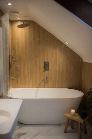 Shower, hair dryer