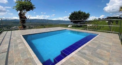 A cabin in the mountains